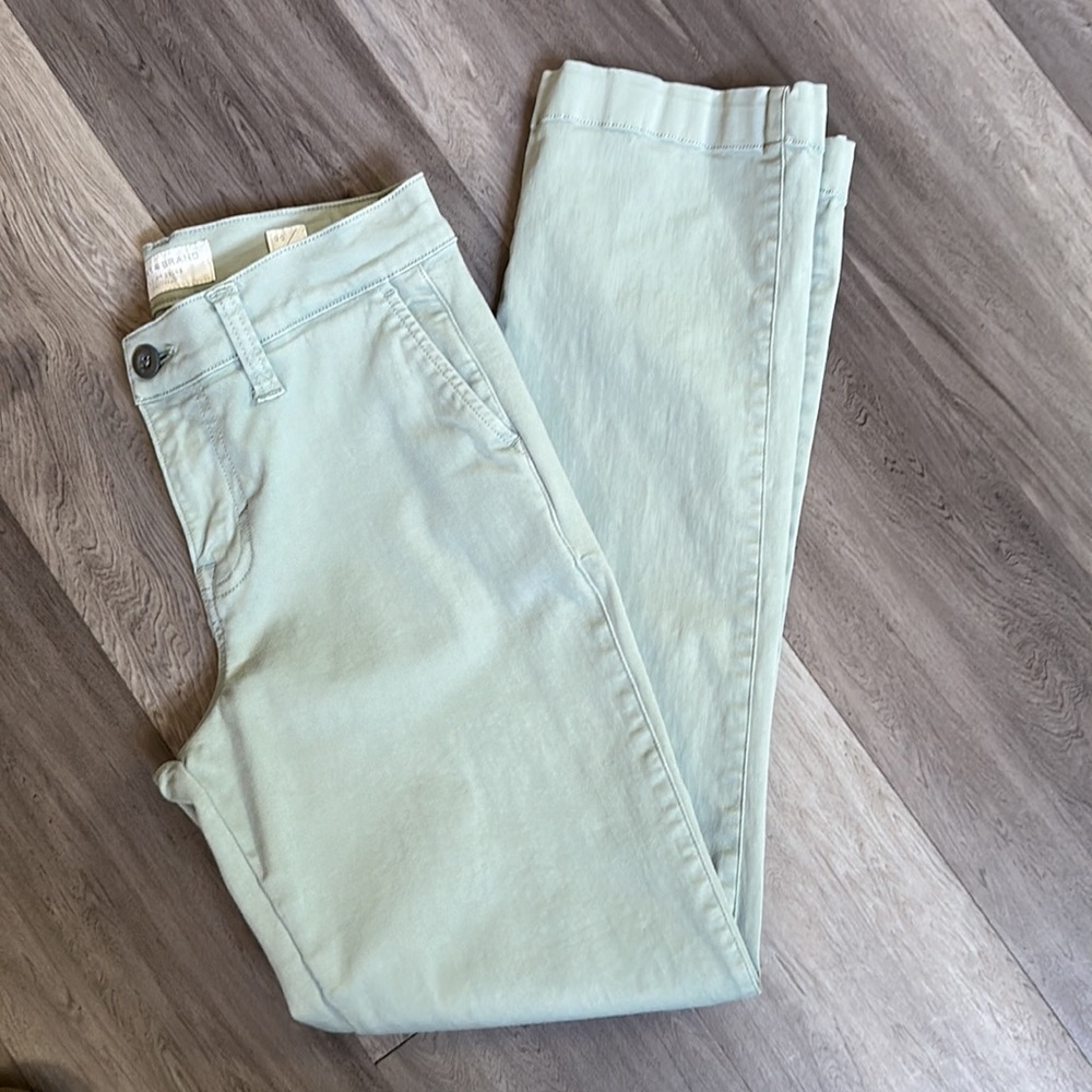 Lucky Brand Sea Foam Green Chinos Waist 24
